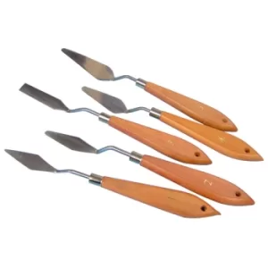 Major Brushes Stainless Steel Palette Knives Set of 5