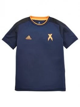 Adidas Youth Jersey Top - Navy