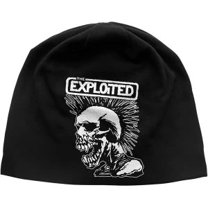 The Exploited - Mohican Skull Unisex Beanie Hat - Black