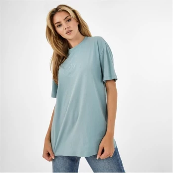 Jack Wills Circle Embroidered T-Shirt - Mint