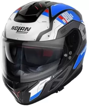 Nolan N80-8 Starscream N-Com Helmet, black-white-blue Size M black-white-blue, Size M