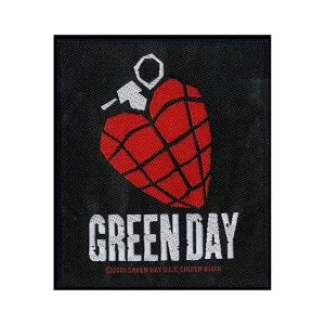 Green Day - Heart Grenade Standard Patch