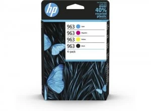 HP 963 Black And Tri Colour Ink Cartridge