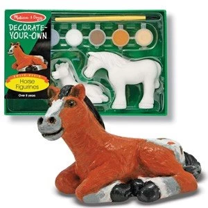 Melissa and Doug Decorate Your Own Horse Figurines