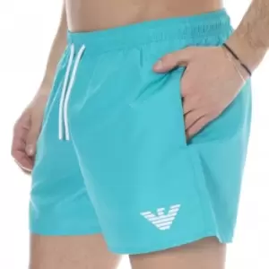 Emporio Armani Essential Swim Shorts - Turquoise M