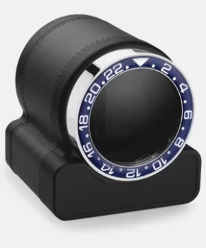 Scatola del Tempo Watch Winder Rotor One Grey Blue Bezel