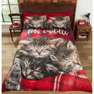 Cuddle Cats Duvet Set - Double