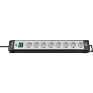 Brennenstuhl 1951580100 Power strip (+ switch) 8x Black, White PG connector