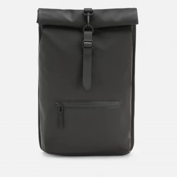 Rains Rolltop Rucksack - Black