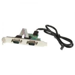 StarTech.com 24" Internal USB Motherboard Header to 2 Port Serial RS232 Adapter