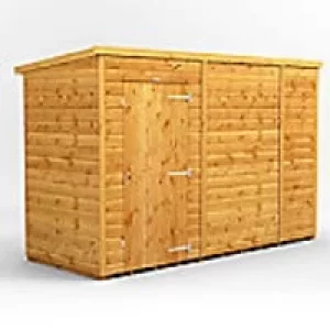 Power Garden Shed 104PPW Golden Brown 10x4