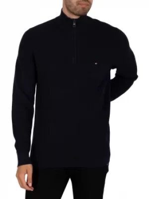 Structure Zip Mock Sweatshirt