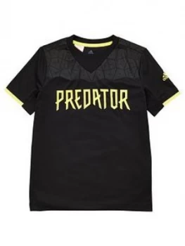 Adidas Youth Predator Jersey - Black/Yellow