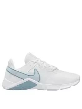 Nike Legend Essential 2 - White/Blue, Size 4, Women