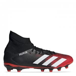 adidas Predator 20.3 Football Boots Multi Ground - Blk/White/Red