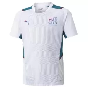 Puma Manchester City Training Top 2021 2022 Junior - White