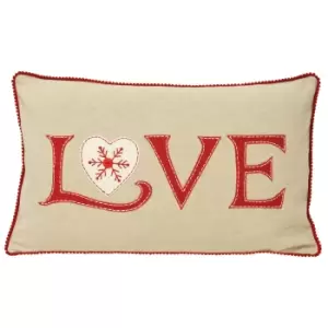 Riva Home Nicholas Love Cushion Cover (30x50cm) (Red)