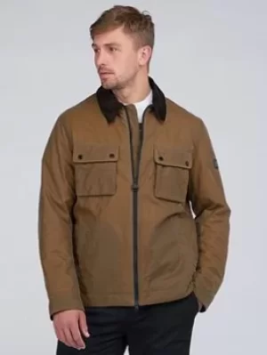 Barbour International Accelerator Baffins Wax, Sand, Size 2XL, Men