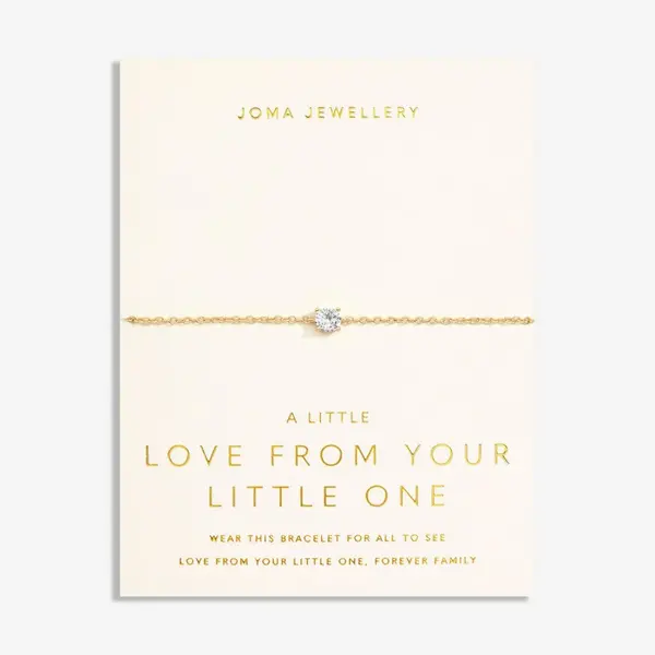 Joma Jewellery Love From Your Little Ones One Gold Plated 18cm + 3cm B