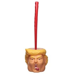 President Head Toilet Brush and Holder