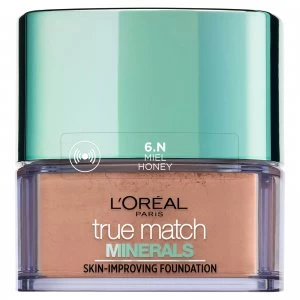 L'Oral Paris True Match Minerals Foundation 10g (Various Shades) - 6N Honey