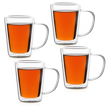 Tea Glasses 250ml Double Walled - Set of 4