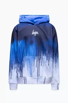 Gradient Drips Mini Script Hoodie