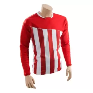 Precision Unisex Adult Valencia Football Shirt (M) (Red/White)