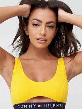 Tommy Hilfiger Cut Out Bralette - Spectra Yellow