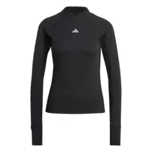 adidas Techfit AEROREADY Warm Long-Sleeve Top Training Lo - Black