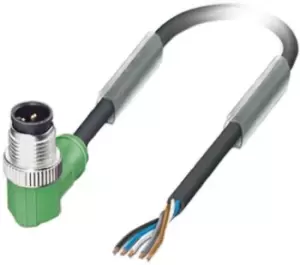 Phoenix Contact 1669806 Sensor Cord, 5P, M12 Plug-Free End, 3M