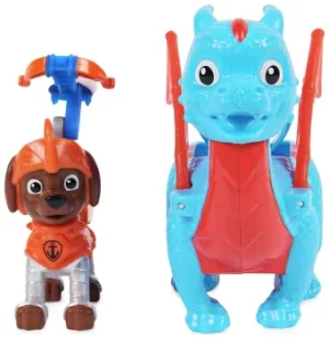 PAW Patrol Rescue Knights Zuma and Dragon Ruby Figure Set