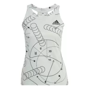 adidas Club Tennis Graphic Tank Top Womens - Green