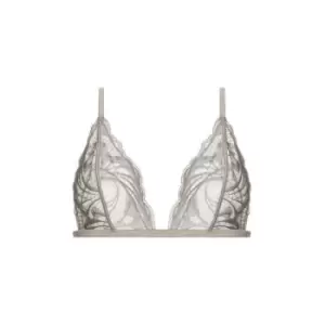 Calvin Klein Unlined Triangle Bra - Cream