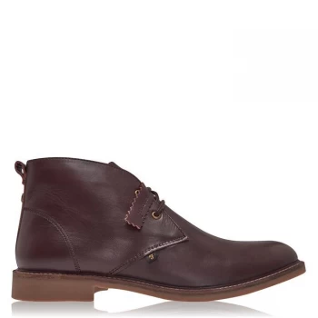 Farah Vintage Briggs Desert Boots - Oxblood