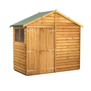 Power 4x8 Overlap Apex Double Door Shed