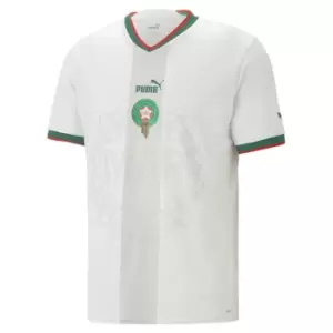 Puma Morocco Away Shirt 2022 2023 Adults - White