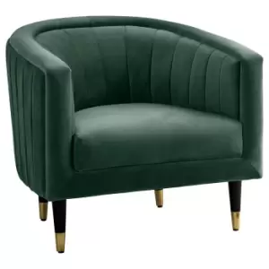 Crossland Grove Limoges Armchair Mallard Velvet