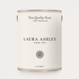 Laura Ashley Matt Emulsion Paint Dark Dove Grey 5L