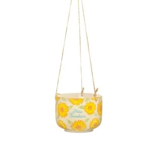 Sass & Belle Sunflower Mum Hanging Planter