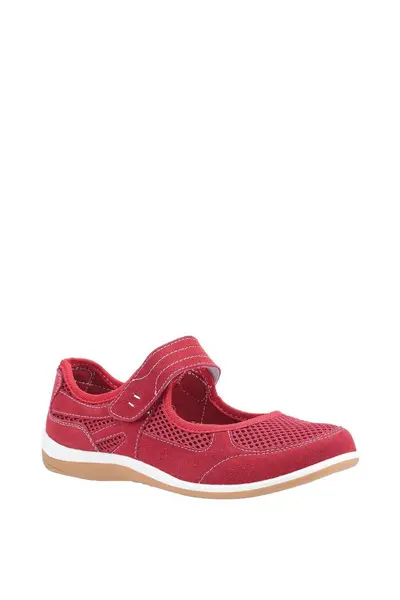 Fleet & Foster Morgan Touch Fastening Shoe Red