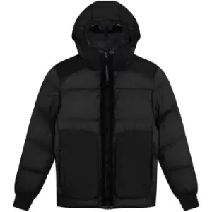 CP COMPANY BoyS Mixed Goggle Jacket - Black