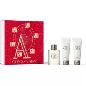 Giorgio Armani Acqua Di Gio Gift Set 50ml Eau de Toilette + 75ml Shower Gel + 75ml Aftershave Balm