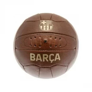 Barcelona Retro Faux Leather Ball Size 5