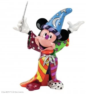 Disney By Britto Sorcerer Mickey Figurine.