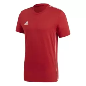 adidas Core 18 T Shirt Mens - Red