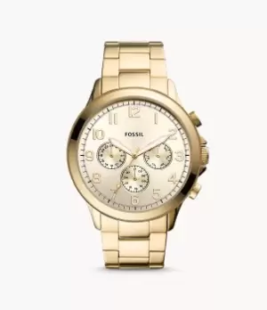 Fossil Men Yorke Multifunction Gold-Tone Stainless Steel Watch