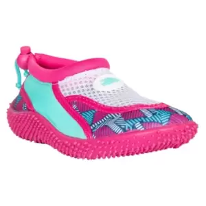 Trespass Childrens Girls Squidette Aqua Shoes (1 Youth UK) (Pink Lady Print)