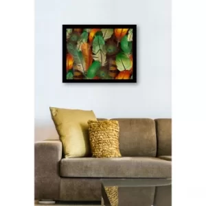 SC0972 Multicolor Decorative Framed MDF Painting