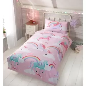 Rapport Home Furnishings Rapport Home My Little Unicorn Duvet Set Multi Single